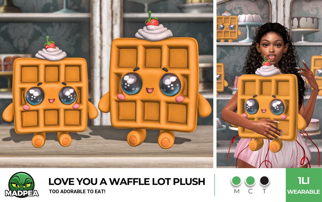 MadPea - NEW!  "Love You a Waffle Lot Plush" at ACCESS!