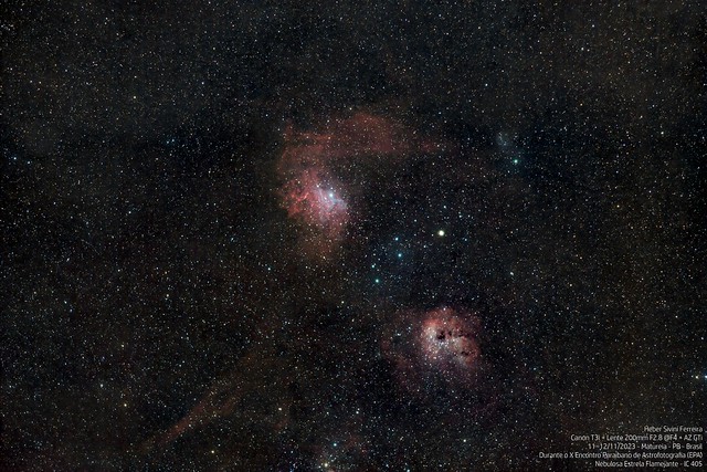 Nebulosa Estrela Flamejante - IC 405