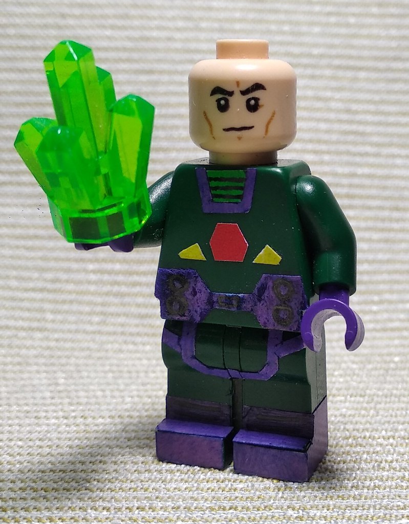 Custom Lego DCAU minifigure - Lex Luthor