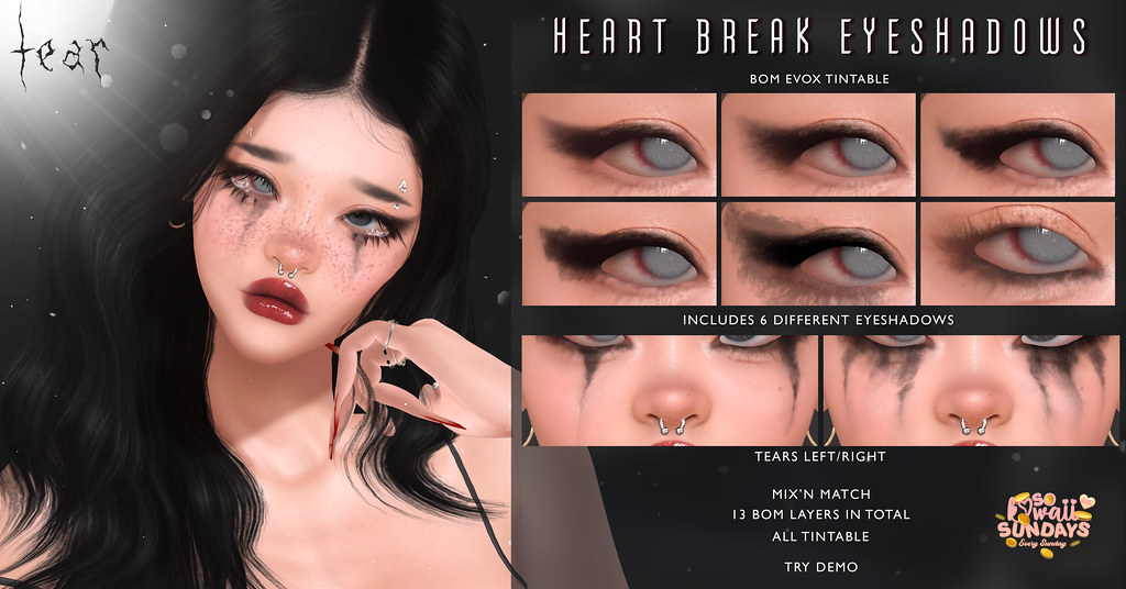 Heart Break Eyeshadows - BoM EvoX