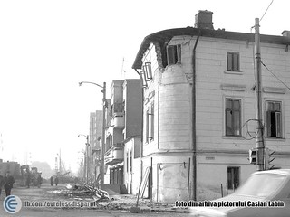 Casa din cartierul Evreiesc, afectata de cutremurul din 1977