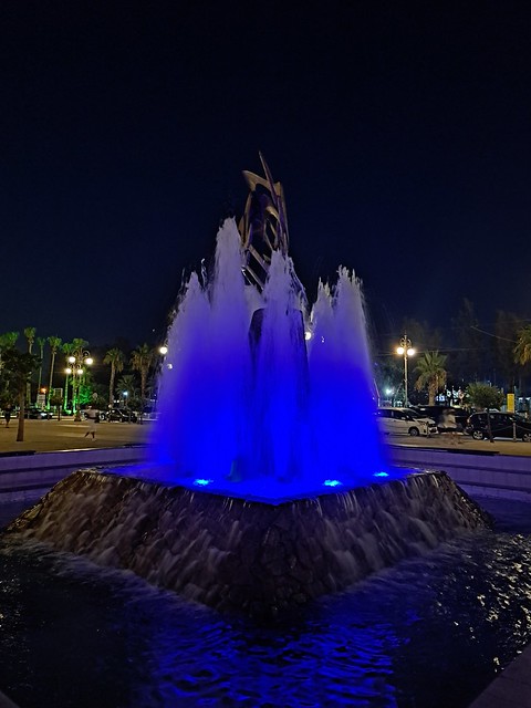 Finikoudes Fountain, Larnaca, Cyprus