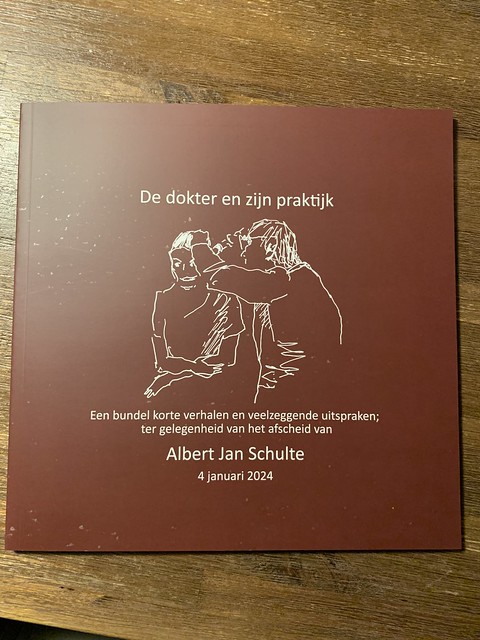 Boekje - De dokter en zijn praktijk, Albert Jan Schulte januari 2024