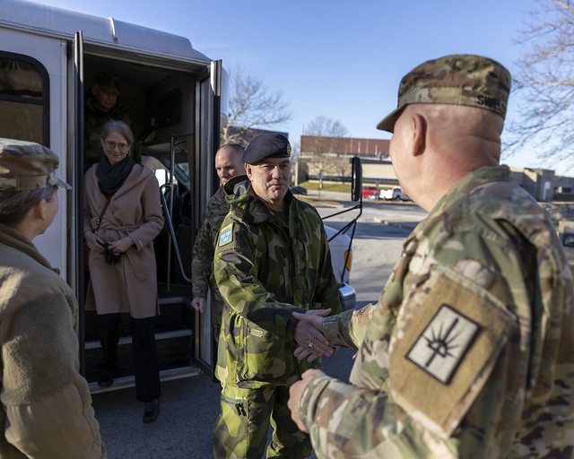 New York National Guard Host Swedish Delegation
