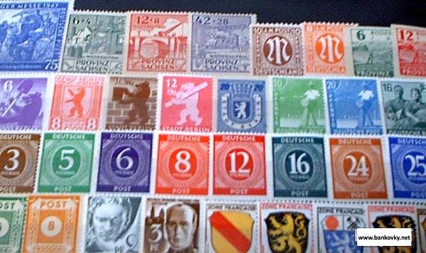Allied occupation in Germany 50 various-MNH