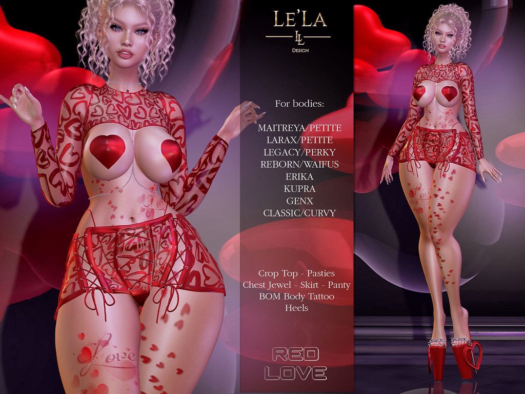 {Le'La} Red Love ♥V-day Promo♥ – LaraX Included