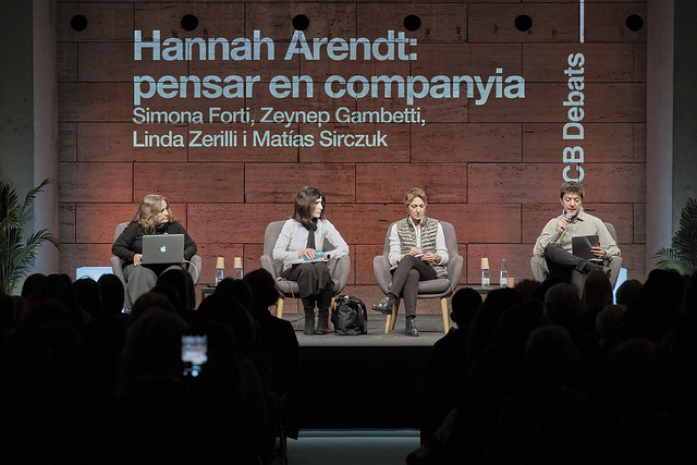 CCCB_Hannah Arendt: pensar en companyia_Simona Forti, Zeynep Gambetti, Linda Zerilli I Matías Sirczuk9