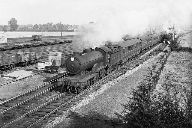 D16 LNER 2516 at Trumpington on a Cambridge to Liverpool Street Train 25-09-1948