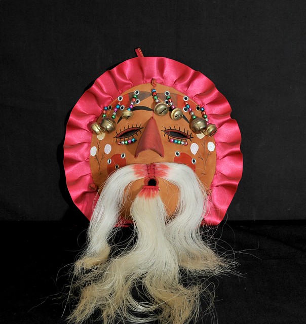 Maya Carnaval Mask Mascara Chiapas Mexico Huixtan