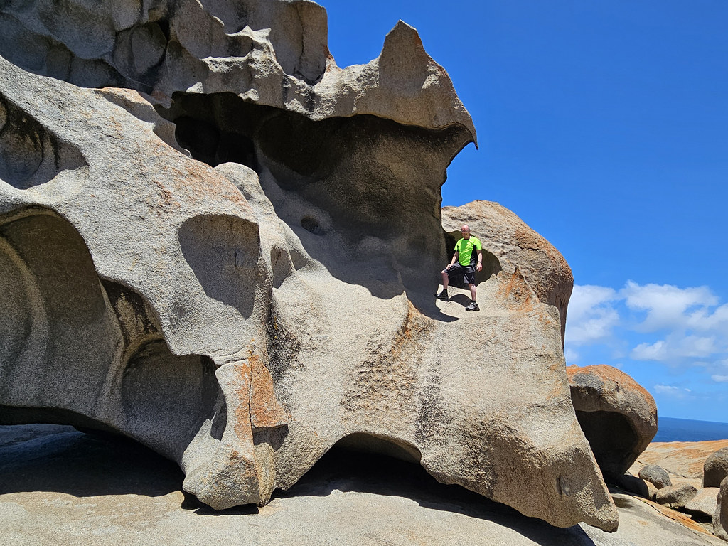 Myself at the Remarkable Rocks, Kirkpatrick Point. | Flickr
