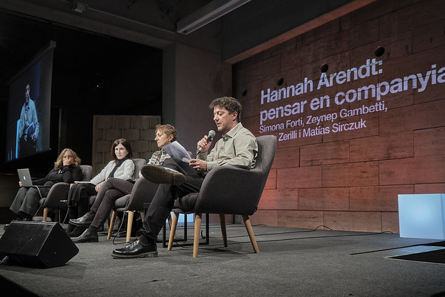 CCCB_Hannah Arendt: pensar en companyia_Simona Forti, Zeynep Gambetti, Linda Zerilli I Matías Sirczuk6