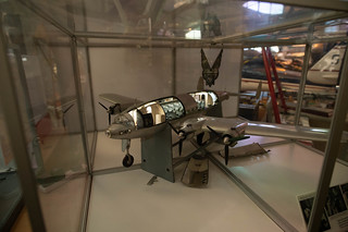 Model Aircraft in Display Cabinet