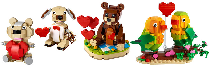 LEGO Valentine's Animals