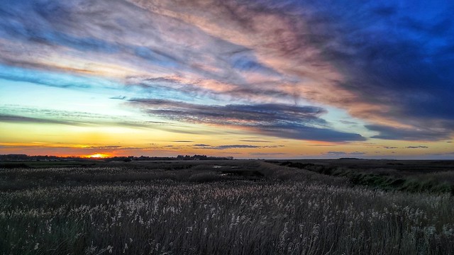 Sunset in Titchwell