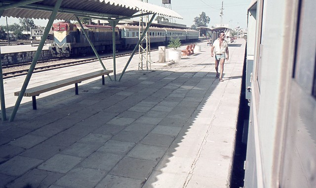 Israel railways Lod station 1977