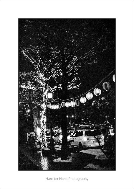 Morioka streets at night