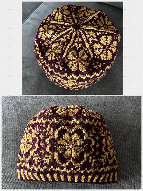 Krystyna finished the Shetland Wool Week 2023 Buggiflooer Beanie by Allison Rendall that she purchased as a Kit.