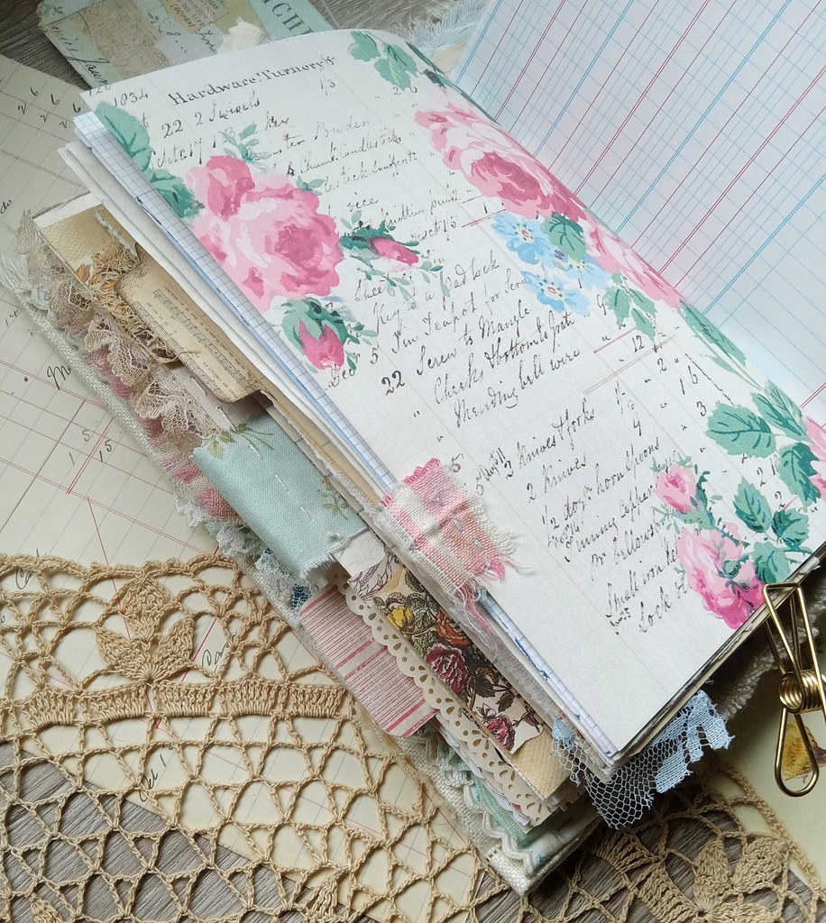 Rosalyn - 100% Handmade & Hand/slow-stitched Keepsake Journal
