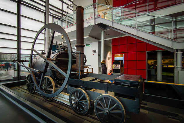 Trevithick’s Steam Locomotive, National Waterfront Museum, Swansea