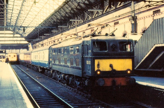BR Class EM1 electric locomotive 26056 TRITON at Manchester Piccadilly.