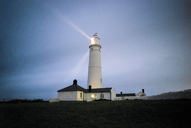 Nash Point Lighthouse - Beacon in the Night