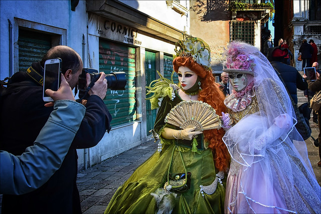 Venice Carnival, colours, masks...