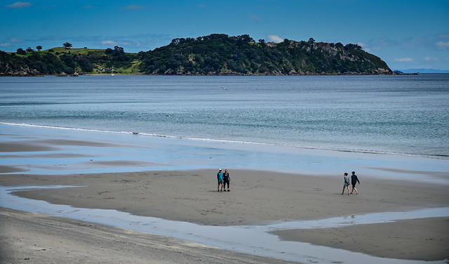 Oneroa Beach on Oneroa Bay on Waiheke Island - Auckland New Zealand
