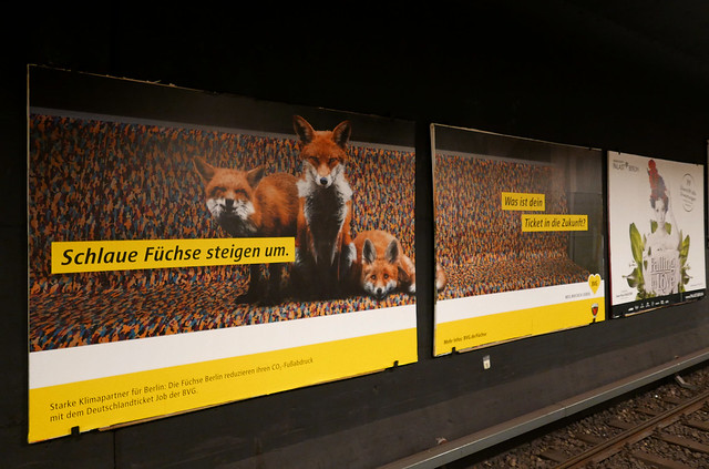 Berlin BVG Werbung 