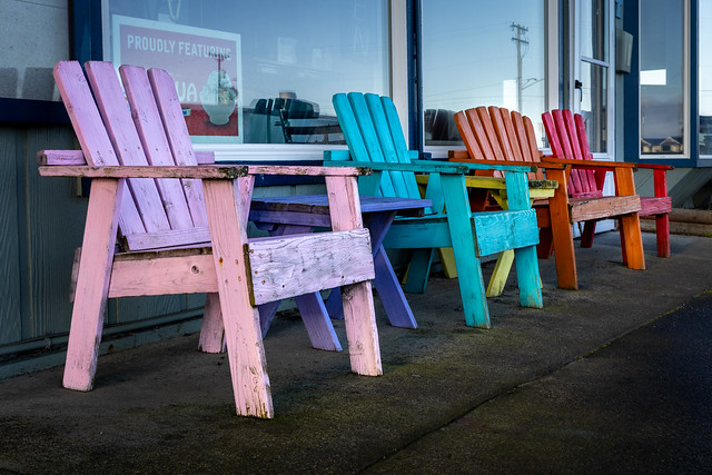 Colorful Adirondack Chairs
