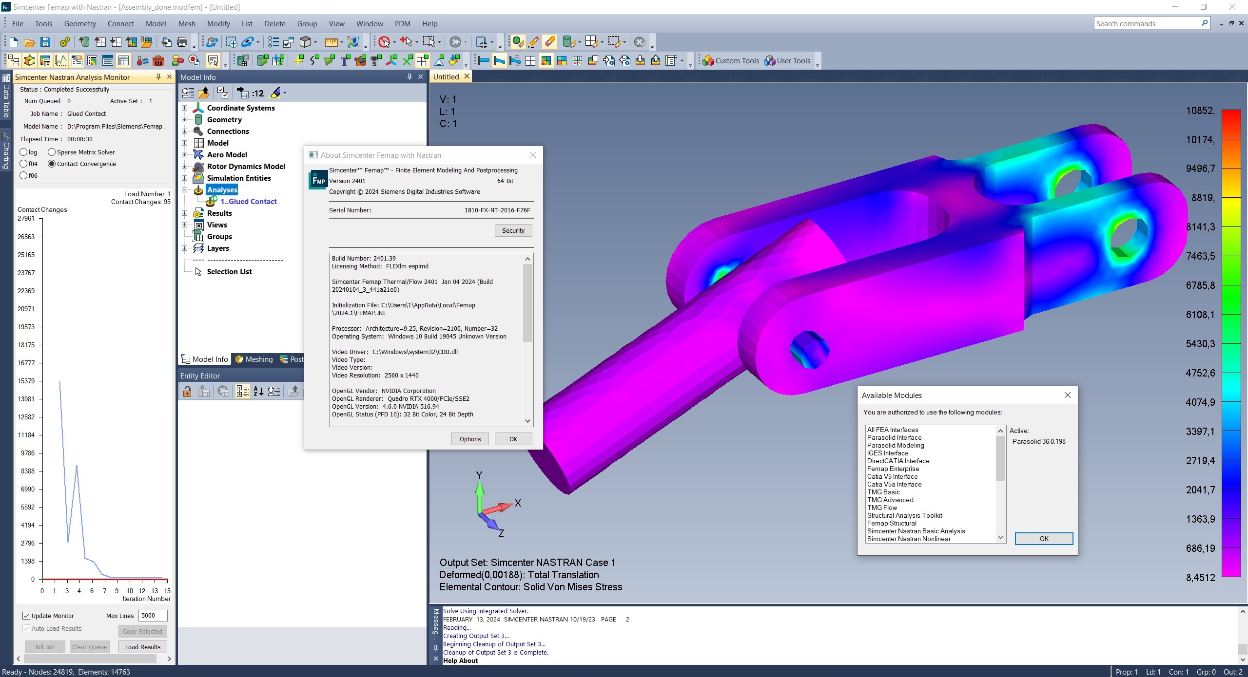 Working with Siemens Simcenter FEMAP 2401.0 with NX Nastran