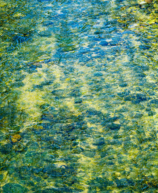 Abstract view to water surface with ripples