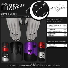 Eventyra - Nail Appliers - Love Bubble [Group Gift]