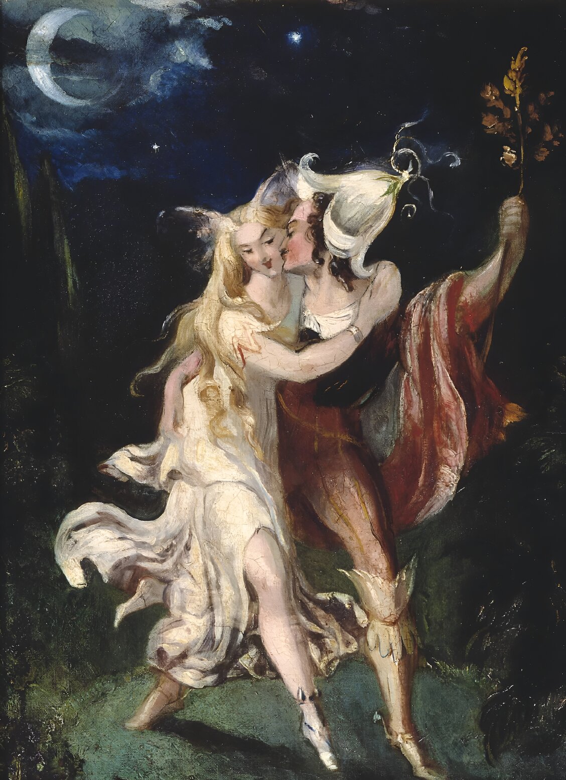 The Fairy Lovers by Theodore Von Holst, c.1840.