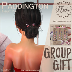 Flair - Paddington Heart Pin Group Gift
