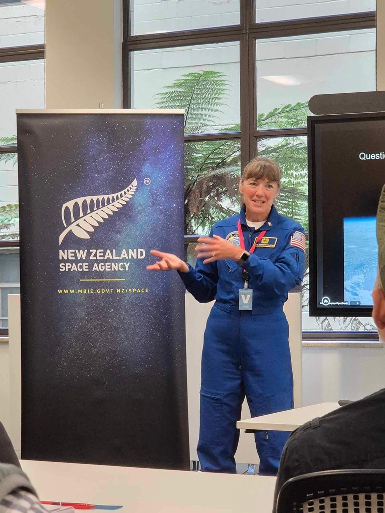 Heidemarie at the NZ Space Agency.