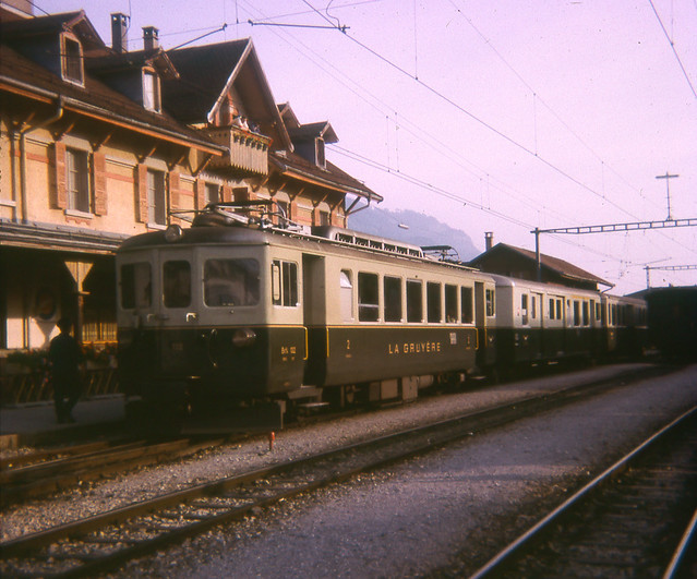 Classic Gruyere railcar at Chatel