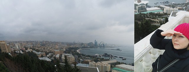 Baku panorama from Highland park