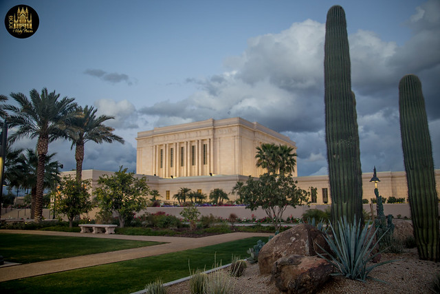 From the Mesa Temple Grounds