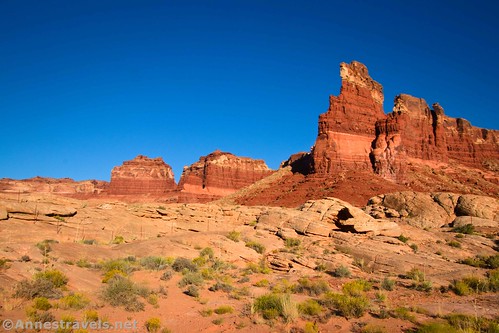 Near the beginning of the Waterhole Flat Road, Glen Canyon National Recreation Area en route to the Maze District of Canyonlands National Park, Utah
