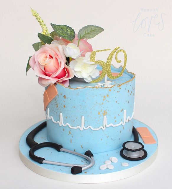 doctors 50th cake