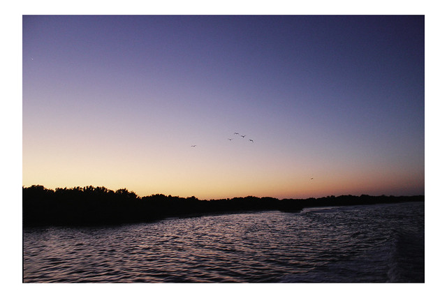 Sonnenuntergang über der Isla Holbox