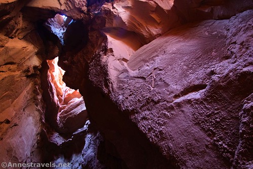 The ceiling of the Goblin's Lair, Goblin Valley State Park, Utah
