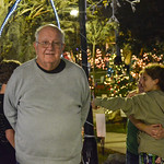 In Spring Park At Night Enjoying the Parade of Trees in downtown Green Cove Springs.
