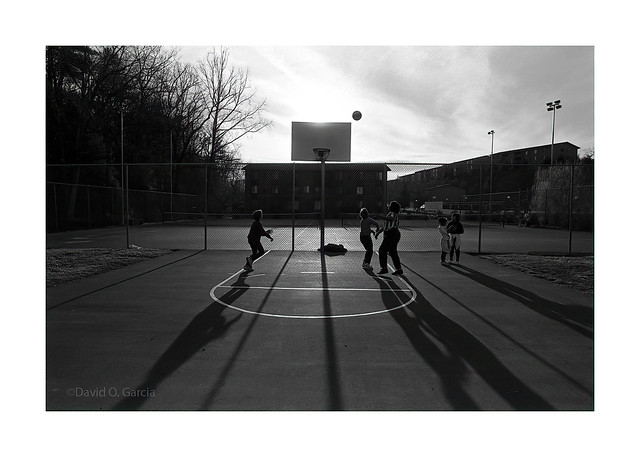 Kids Playing Basketball