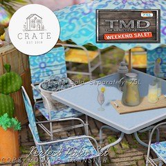 crate Perfect Patio Set for TMD Weekend Sale!
