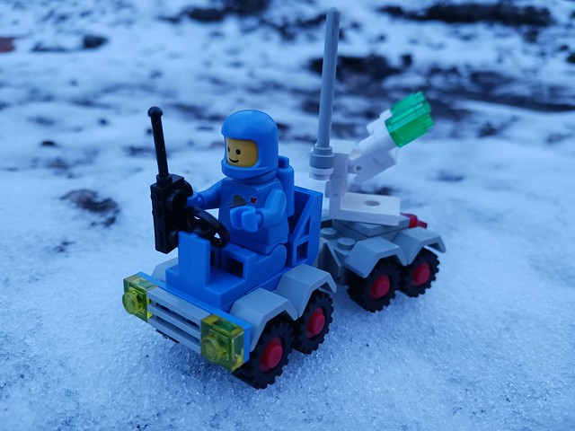 Classic Space rover in tundra
