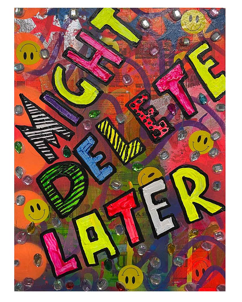 Might Delete Later Painting by Barrie J Davies