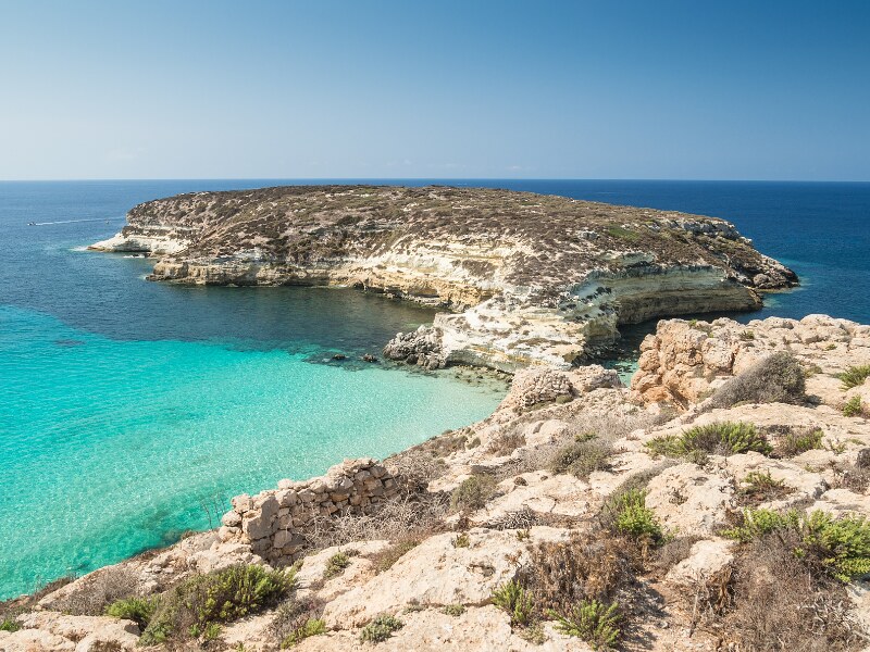 best beaches in Europe - Rabbit Beach, Lampedusa island