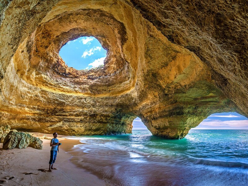 best beaches in Europe - Praia da Marinha, Algarve, Portugal