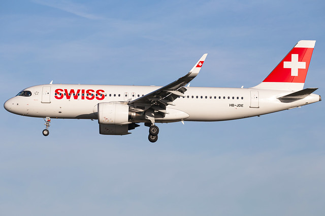 Swiss A320-271N HB-JDE
